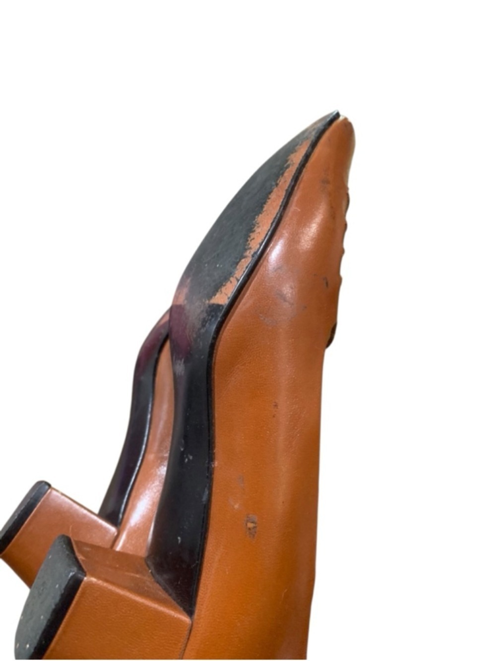 Vntg 70’s Women's Selby Brown Leather Loafers Size 7 - Picture 6 of 6